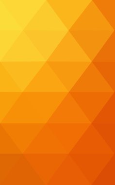 Üçgenler ve degrade origami tarzı oluşur çok renkli kırmızı, sarı, turuncu poligonal tasarım deseni.