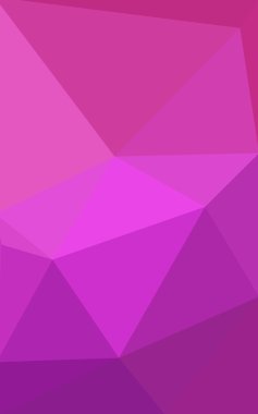 Üçgenler ve degrade origami tarzında oluşan pembe poligonal tasarım deseni.