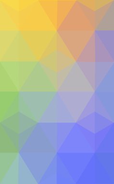 Üçgenler ve degrade origami tarzı oluşur çok renkli köşeli tasarım deseni.