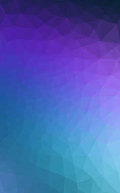 Üçgenler ve degrade origami tarzı oluşur çok renkli koyu pembe, mavi köşeli tasarım deseni.