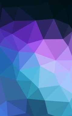 Üçgenler ve degrade origami tarzı oluşur koyu pembe, mavi köşeli tasarım deseni