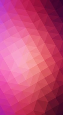 Con çok renkli pembe, sarı poligonal tasarım illüstrasyon