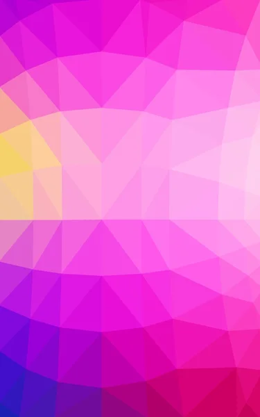 Modello di disegno poligonale multicolore scuro, che consiste di triangoli e gradiente in stile origami — Foto Stock