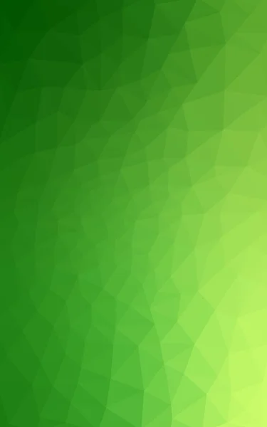 Green polygonal design pattern, which consist of triangles and gradient in origami style. — Stock Photo, Image