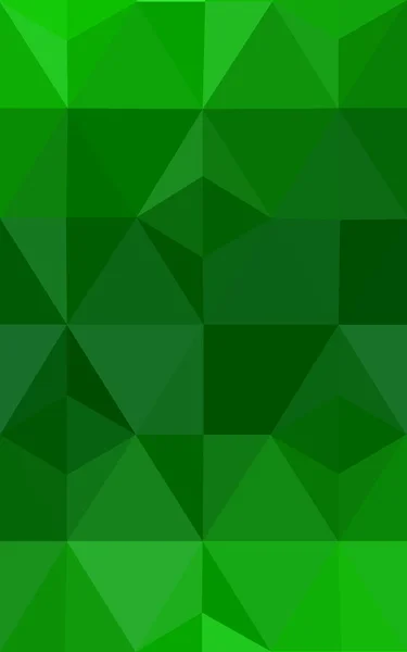 Zöld sokszögű tervezési minta, amelyek a háromszögek és átmenet, origami stílusú. — Stock Fotó