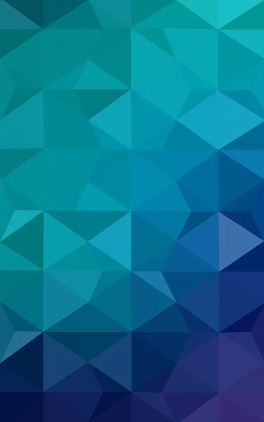 Multicolor green, blue polygonal design pattern, which consist of triangles and gradient in origami style.