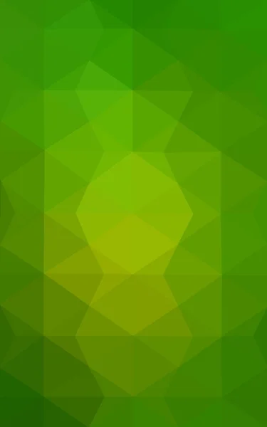 Green polygonal design pattern, which consist of triangles and gradient in origami style. — Stock Photo, Image