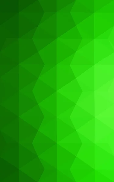 绿色的多边形设计模式，三角形和梯度的折纸样式组成的. — 图库照片