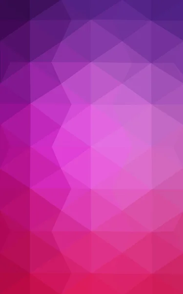 三角形と折り紙スタイルの勾配から成っている多色紫、ピンク多角形デザイン パターン. — ストック写真