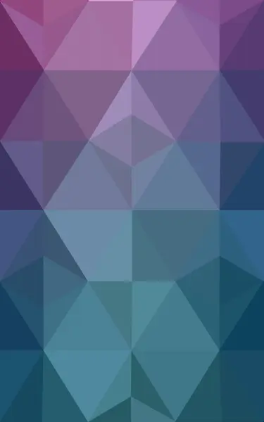 Mehrfarbiges blaues, rotes polygonales Designmuster, das aus Dreiecken und Farbverlauf im Origami-Stil besteht. — Stockfoto