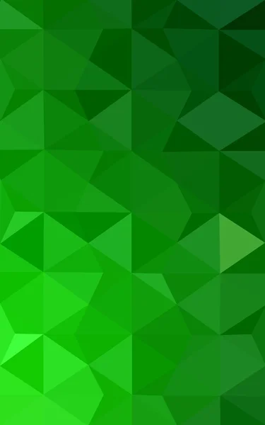 Patrón de diseño poligonal verde, que consiste en triángulos y gradiente en estilo origami . — Foto de Stock