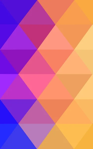 Üçgenler ve degrade origami tarzı oluşur çok renkli mavi, sarı, turuncu poligonal tasarım deseni. — Stok fotoğraf