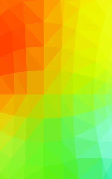 Modèle polygonal multicolore clair, qui se composent de triangles et de dégradés dans le style origami — Photo