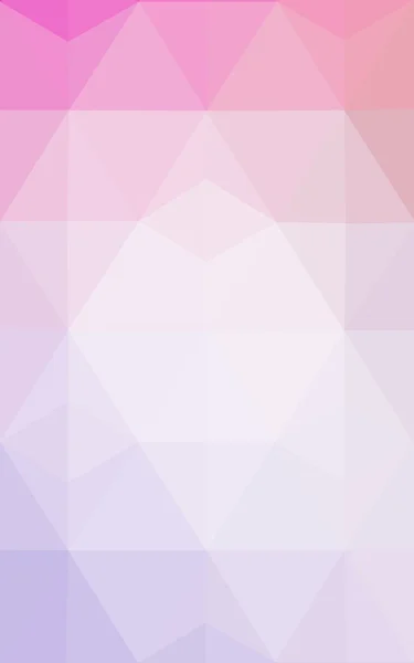 Multicolore viola, rosa modello di disegno poligonale, che consistono di triangoli e gradiente in stile origami . — Foto Stock