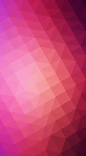 Multicolor pink, yellow polygonal design illustration, which con — Stock Photo, Image