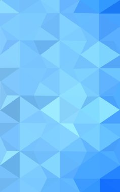 Üçgenler ve degrade origami tarzı oluşur mavi köşeli tasarım deseni.