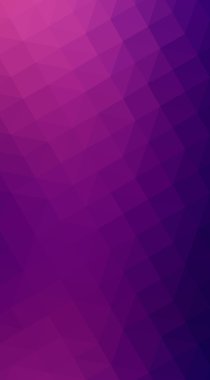 Üçgenler ve degrade origami tarzında oluşan koyu mor kenarlı tasarım illüstrasyon.