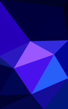 Üçgenler ve degrade origami tarzı oluşur çok renkli koyu pembe, mavi köşeli tasarım deseni.