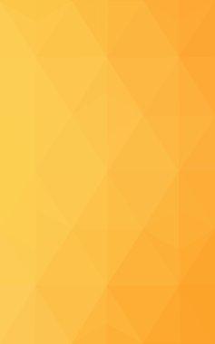 Üçgenler ve degrade origami tarzında oluşan sarı poligonal tasarım deseni.