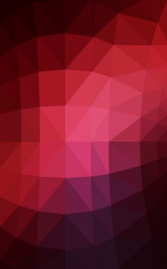 Üçgenler ve degrade origami tarzı oluşur koyu kırmızı köşeli tasarım deseni