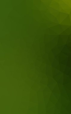 Üçgenler ve degrade origami tarzı oluşur koyu yeşil köşeli tasarım deseni.