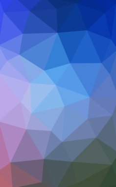 Açık mavi, poligonal tasarım deseni, yeşil üçgenler ve degrade origami tarzı hangi oluşur