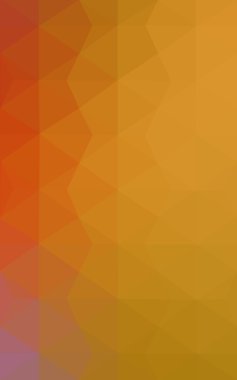 Üçgenler ve degrade origami tarzı oluşur çok renkli pembe, sarı poligonal tasarım deseni.