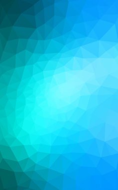 Üçgenler ve degrade origami tarzı oluşur mavi köşeli tasarım deseni.