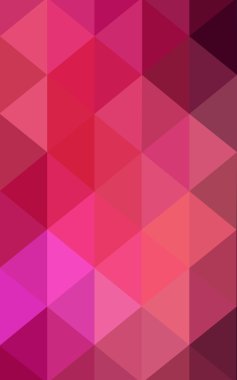 Üçgenler ve degrade origami tarzı oluşur koyu kırmızı köşeli tasarım deseni