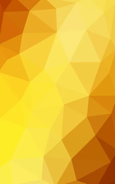 Helles orange polygonales Muster, das aus Dreiecken und Gradienten im Origami-Stil besteht — Stockfoto