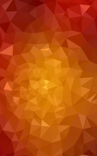 Оранжевый многоугольный узор, состоящий из треугольников и петель, фон в стиле Фабрегаса . — стоковое фото