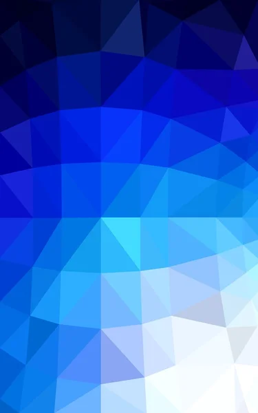Φως μπλε πολυγωνικό design pattern, που αποτελείται από τρίγωνα και κλίση στο στυλ του origami — Φωτογραφία Αρχείου