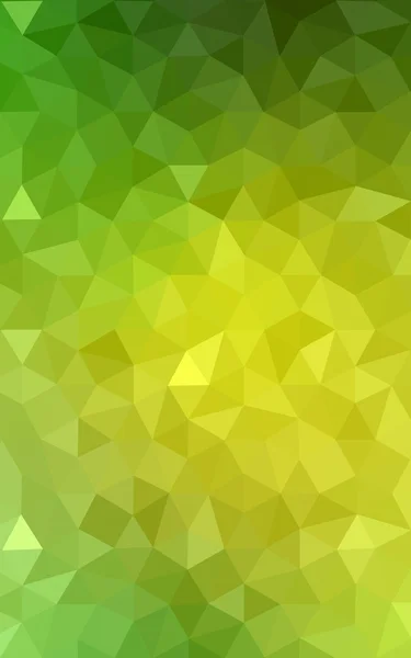 Üçgenler ve degrade origami tarzı oluşur çok renkli yeşil, sarı, turuncu poligonal tasarım deseni. — Stok fotoğraf