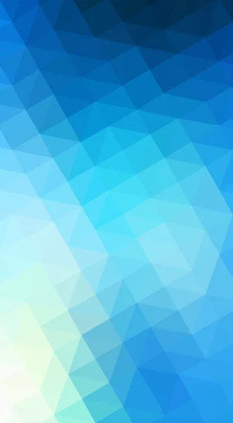 Ilustração de design poligonal azul, que consiste em triângulos e gradiente no estilo origami . — Fotografia de Stock