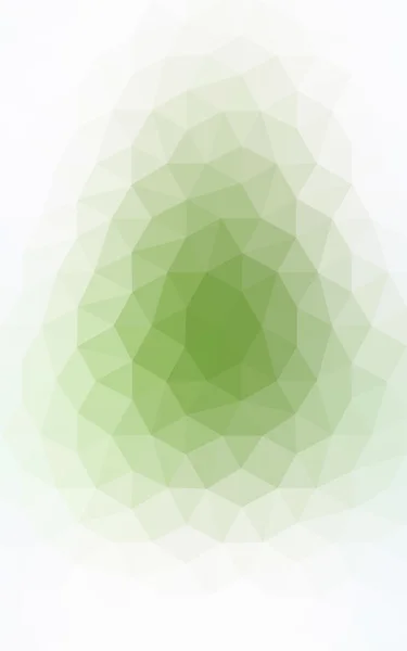 Modello di disegno poligonale verde, che consiste di triangoli e gradiente in stile origami . — Foto Stock