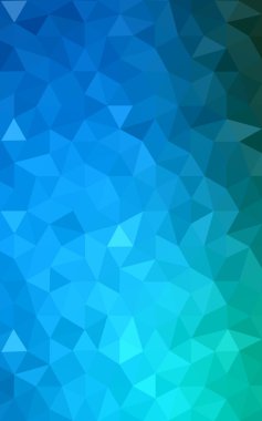 Üçgenler ve degrade origami tarzı oluşur koyu mavi köşeli tasarım deseni.