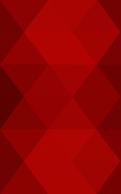 Üçgenler ve degrade origami tarzı oluşur koyu kırmızı köşeli tasarım deseni.