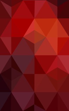 Üçgenler ve degrade origami tarzı oluşur koyu kırmızı köşeli tasarım deseni.