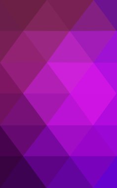 Üçgenler ve degrade origami tarzı oluşur mor kenarlı tasarım deseni.