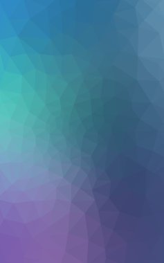 Üçgenler ve degrade origami tarzı oluşur çok renkli pembe, mavi köşeli tasarım deseni.