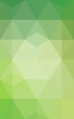 Üçgenler ve degrade origami tarzı oluşur yeşil köşeli tasarım deseni.