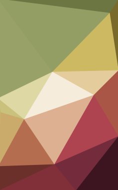 Üçgenler ve degrade origami tarzı oluşur çok renkli kırmızı, yeşil köşeli tasarım deseni.