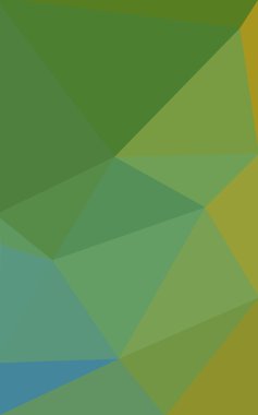 Üçgenler ve degrade origami tarzı oluşur çok renkli yeşil, sarı, turuncu poligonal tasarım deseni.