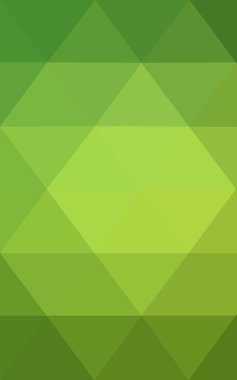 Üçgenler ve degrade origami tarzı oluşur yeşil köşeli tasarım deseni.