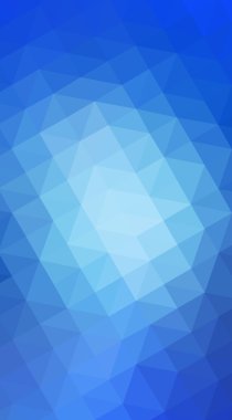 Hangi üçgenler ve degrade origami tarzı oluşur poligonal tasarlamak, mavi.