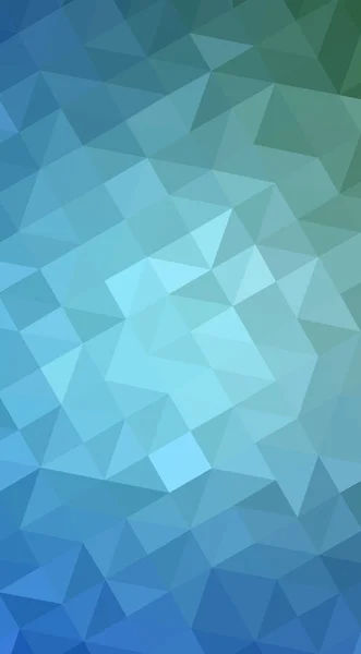 Multicolor green, blue polygonal design illustration, which consist of triangles and gradient in origami style. — Stock Photo, Image