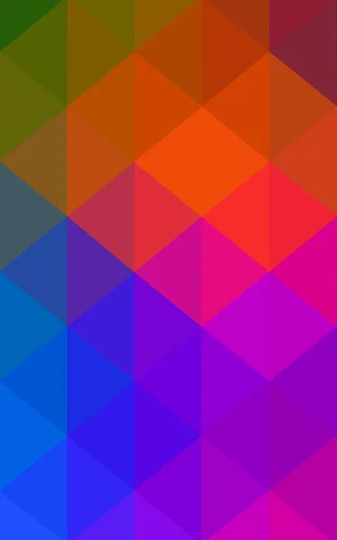 Modèle polygonal multicolore foncé, qui se composent de triangles et de dégradés dans le style origami — Photo