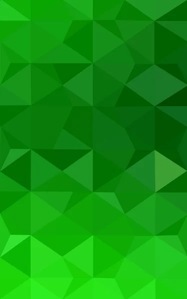 Üçgenler ve degrade origami tarzı oluşur yeşil köşeli tasarım deseni. — Stok fotoğraf