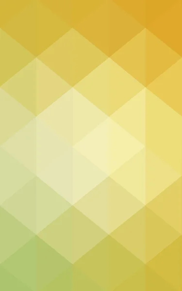 Helles grün-gelbes polygonales Muster, das aus Dreiecken und Farbverlauf im Origami-Stil besteht — Stockfoto
