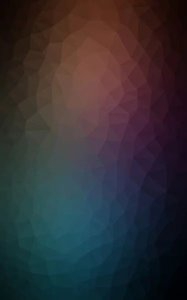 Patrón de diseño poligonal azul oscuro, rojo, que consiste en triángulos y gradiente en estilo origami — Foto de Stock